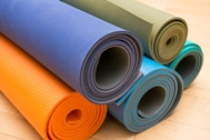 Verschillende materialen yogamatten