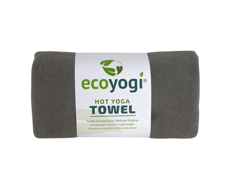 Voorstel Doorzichtig zij is Ecoyogi Hot Towel - Yoga handdoek Grijs