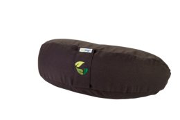 Ecoyogi Halve maan meditatiekussen Antraciet Lava