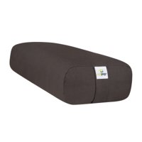 Ecoyogi Yoga bolster rechthoekig - Donker Grijs (70 x 30 x 16 cm)