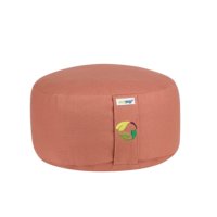 Ecoyogi meditatiekussen rond oud roze (eco) - 13 -15 cm
