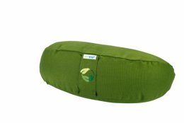 Ecoyogi Halve maan meditatiekussen Olijf groen