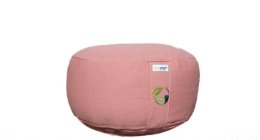 Ecoyogi meditatiekussen oud roze medium (eco) - 13 -15 cm